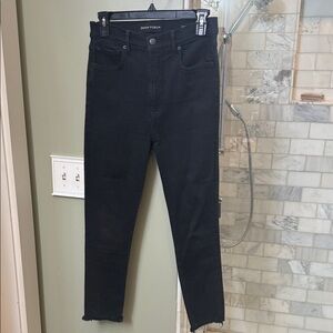 Denim Forum Black Skinny Jeans Size 28 Like New